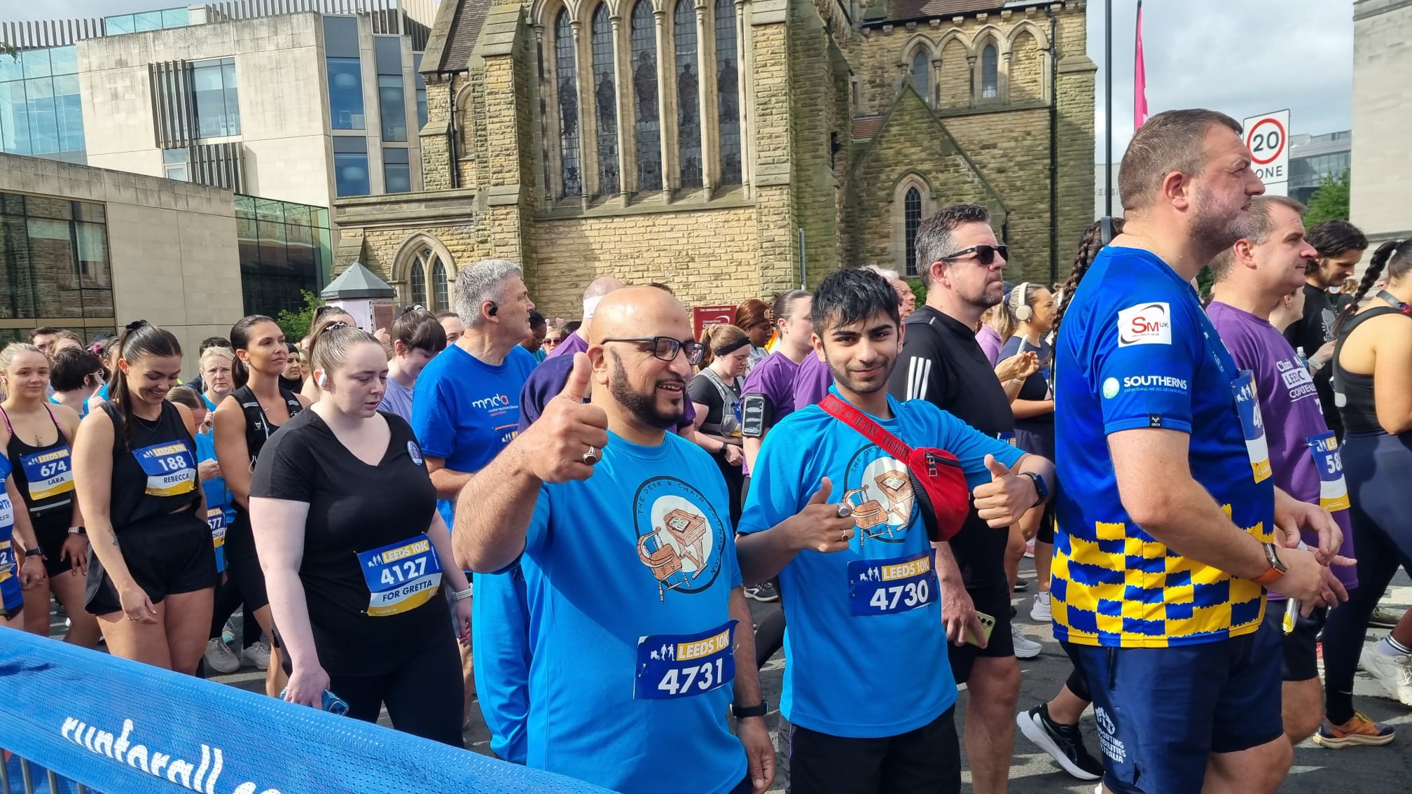 TDCF had 37 runners for the 2025 Leeds 10 km run