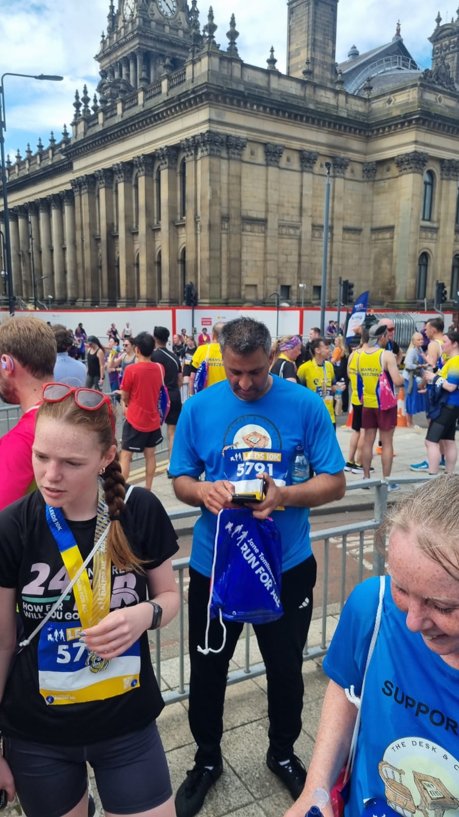 TDCF had 37 runners for the 2025 Leeds 10 km run