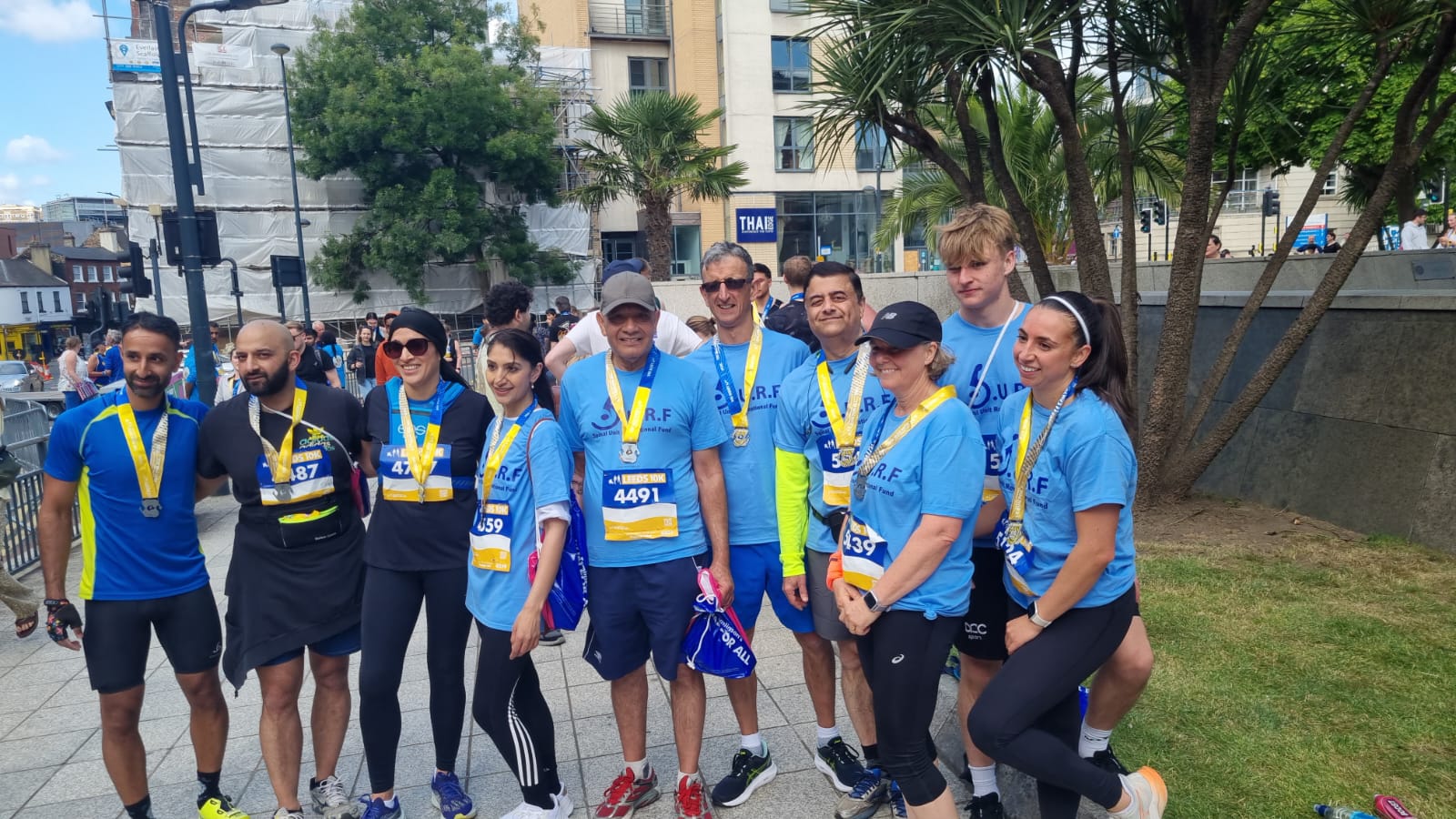 TDCF had 37 runners for the 2025 Leeds 10 km run