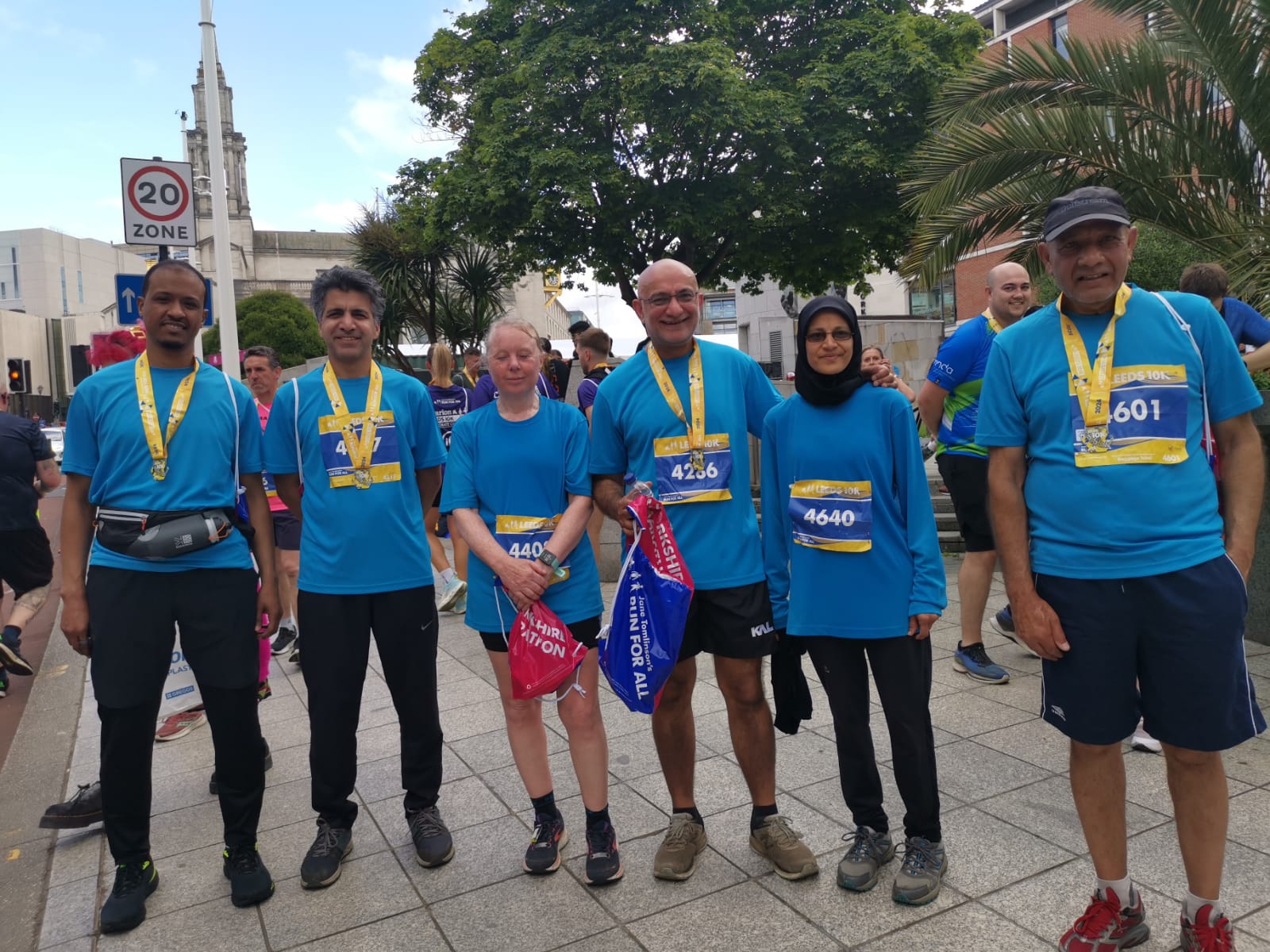 TDCF had 19 runners in the  Leeds 10km run 2024